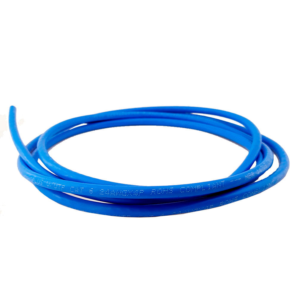 Metro Cabo de Rede UTP CAT6 4P Intelbras IMPACT GIGA IG6CAZ Azul 100% Cobre, 23 AWG, PVC CMX